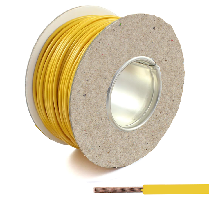 Automotive/Marine Cable Single Core - Yellow - 8.75amp (CAB.2Y)